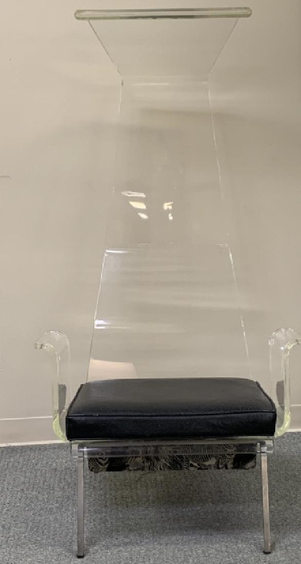 MID MODERN LUCITE LIGHTED CHAIR (1 of 7)