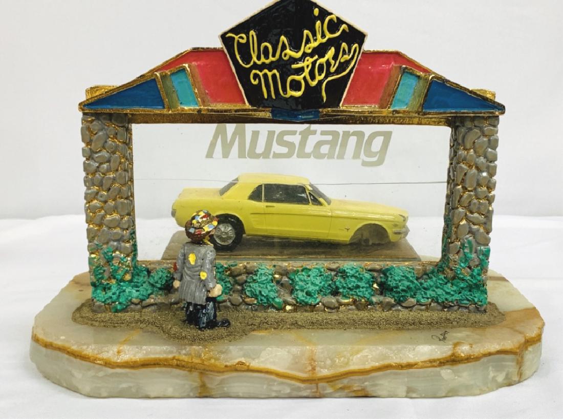 LARGE RON LEE CLOWN VINTAGE CAR GROUP OF A MUSTANG (1 of 5)