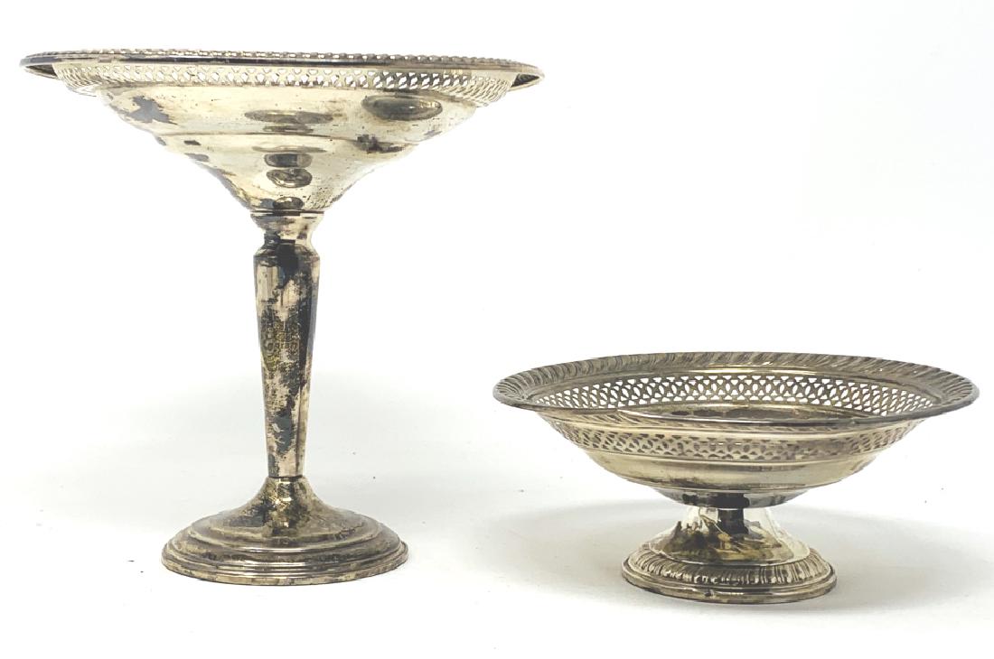 2 STERLING WEIGHT RETICULATED COMPOTES (1 of 4)