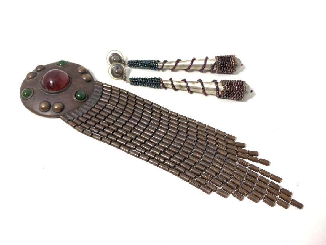 2 ETHNIC JEWELRY PIECES INCLUDING BEN-AMUN (1 of 1)