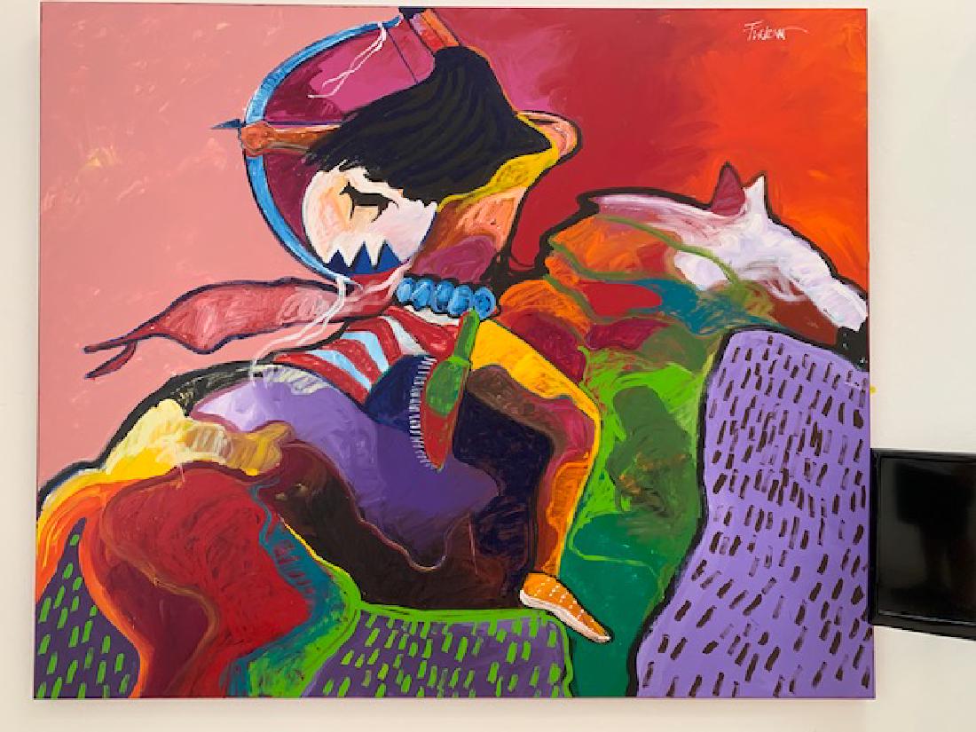 MALCOLM FURLOW AM BORN 1946 LARGE OIL/CANVAS (1 of 3)