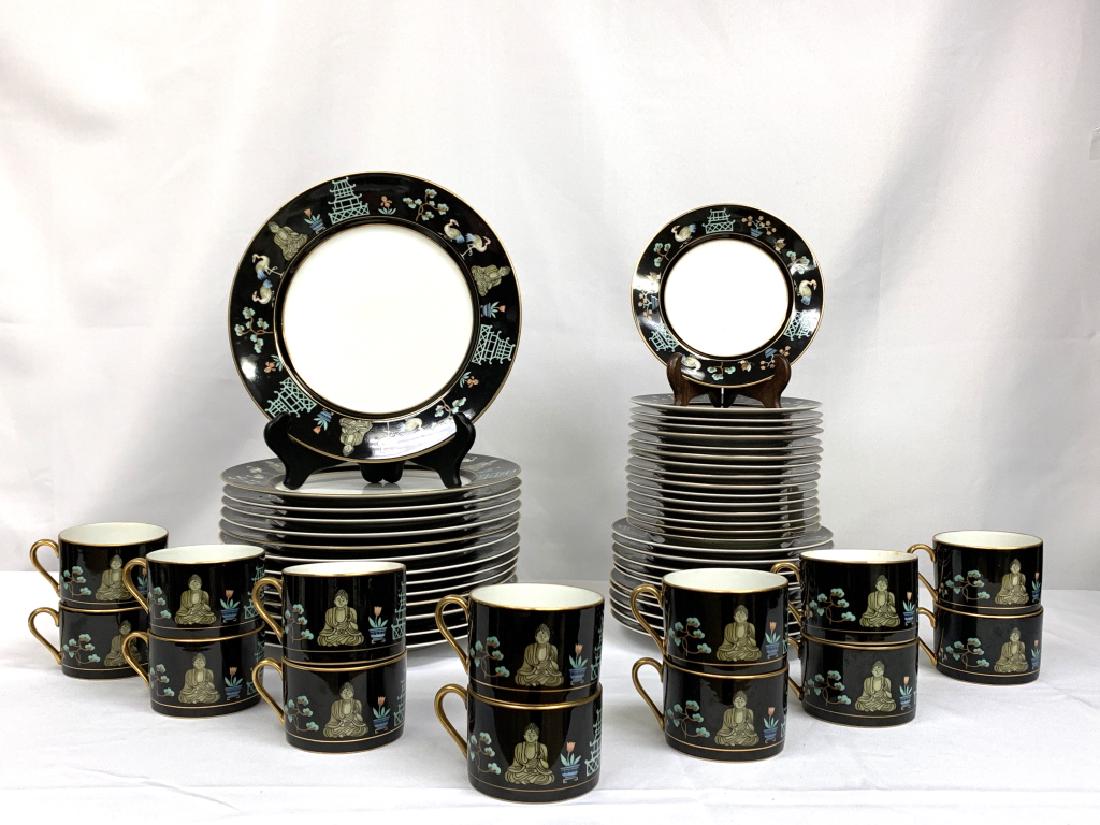 (57) PIECES OF FITZ & FLOYD CHINOISERIE PATTERN (1 of 6)