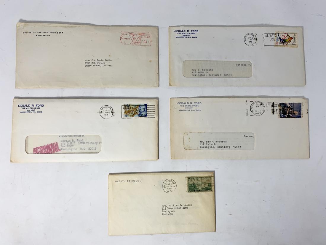 5 PRESIDENTIAL SIGNED LETTERS EISENHAUER & FORD (1 of 7)
