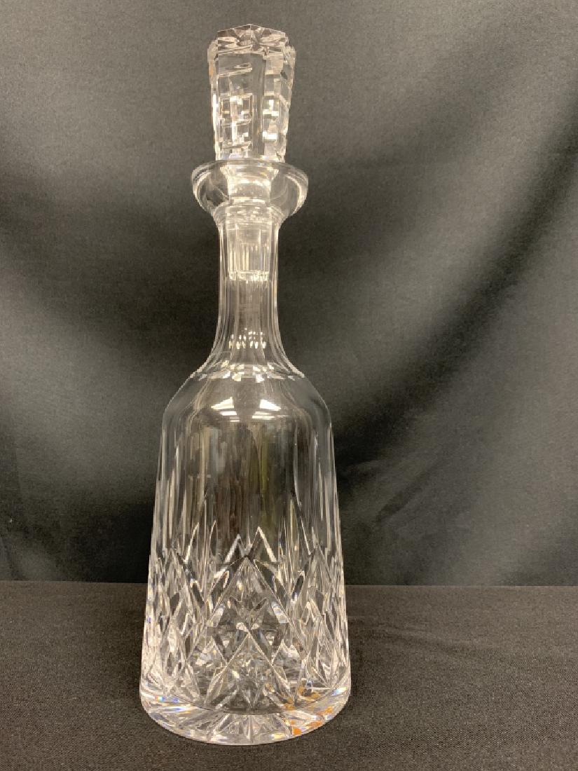 LARGE WATERFORD CUT CRYSTAL DECANTER AND STOPPER (1 of 5)