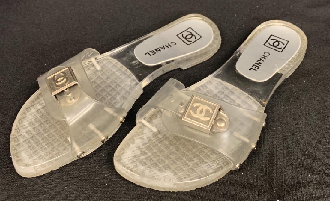 CHANEL TRANSPARENT MULES SANDALS SIZE 35 (1 of 3)