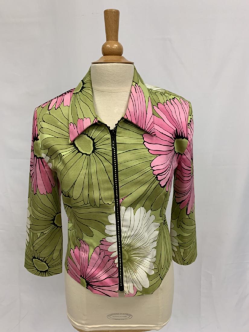 JOSEPH RIBKOFF WOMAN'S DAISY/RHINESTONE JACKET 10 (1 of 4)