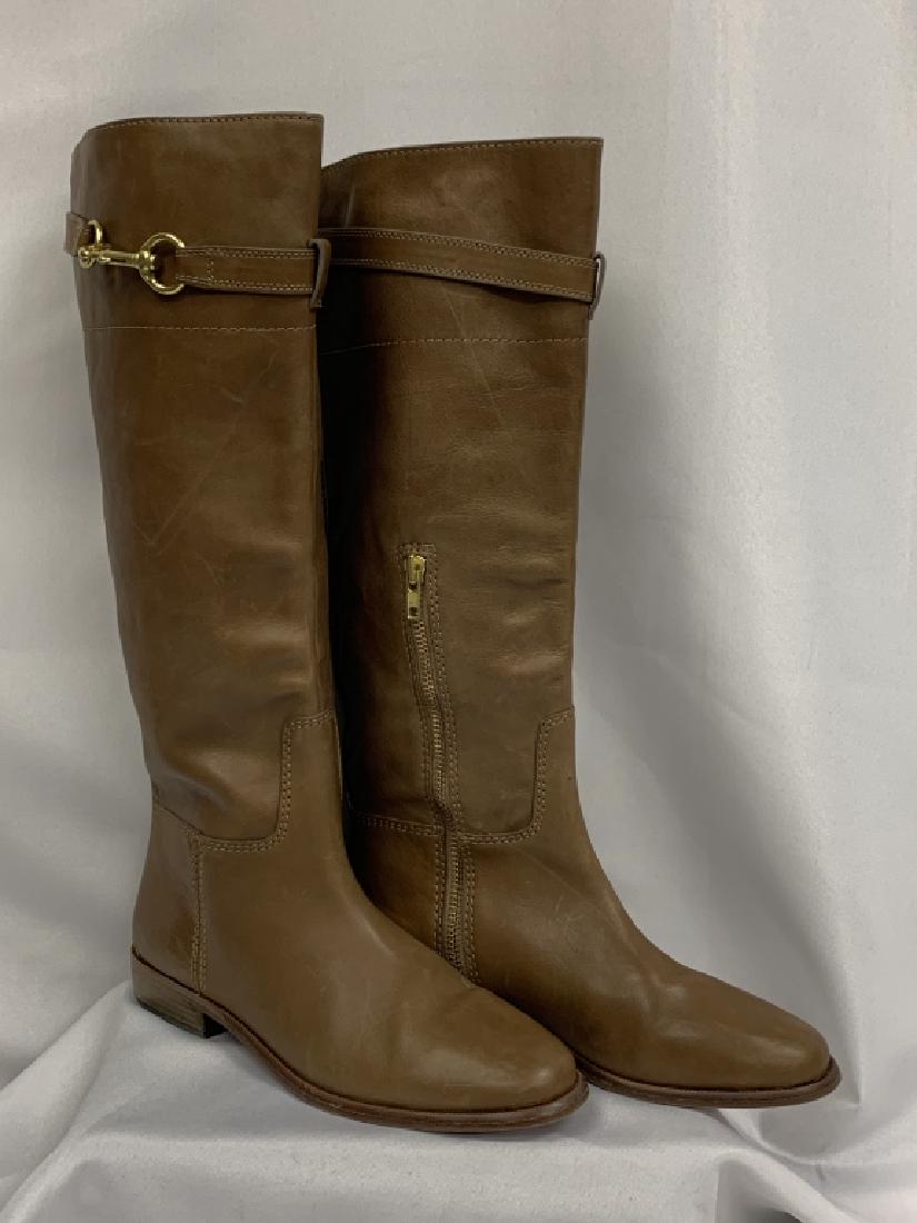 COACH WOMANS TALL LEATHER RIDING BOOT SIZE 8.5 (1 of 4)