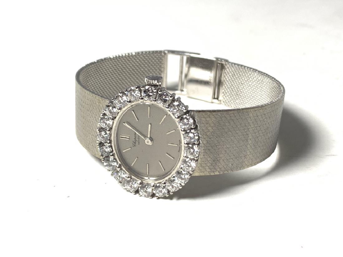 chopard white gold diamond watch