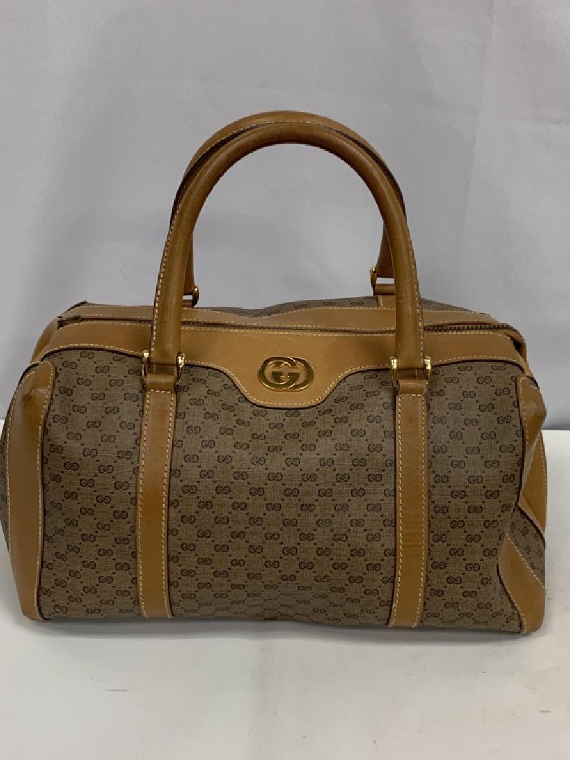 gucci tan leather handbag