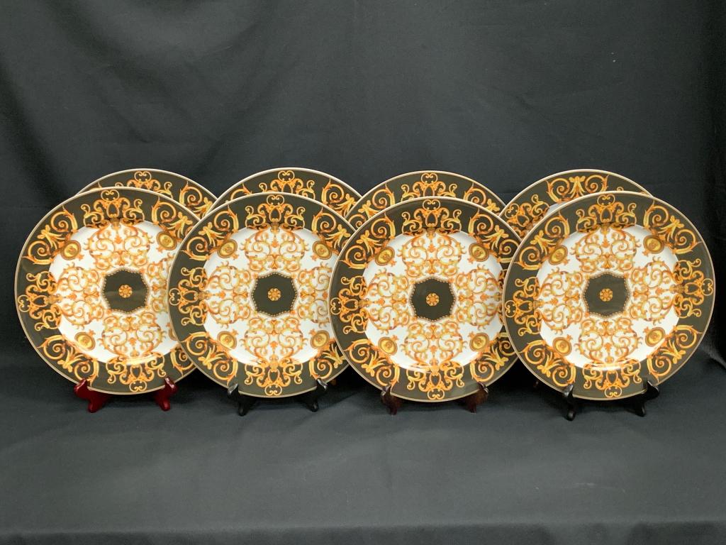 VERSACE BY ROSENTHAL BAROCCO LOT 8# CHARGER PLATES (1 of 3)