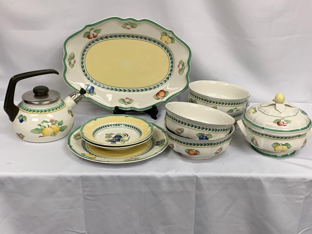 VILLEROY&BOCH FRENCH GARDEN FLEURENCE SERVING LOT (1 of 5)