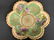 IE&C JAPAN HANDPAINTED MORIAGE GREEN FLOWER BOWL