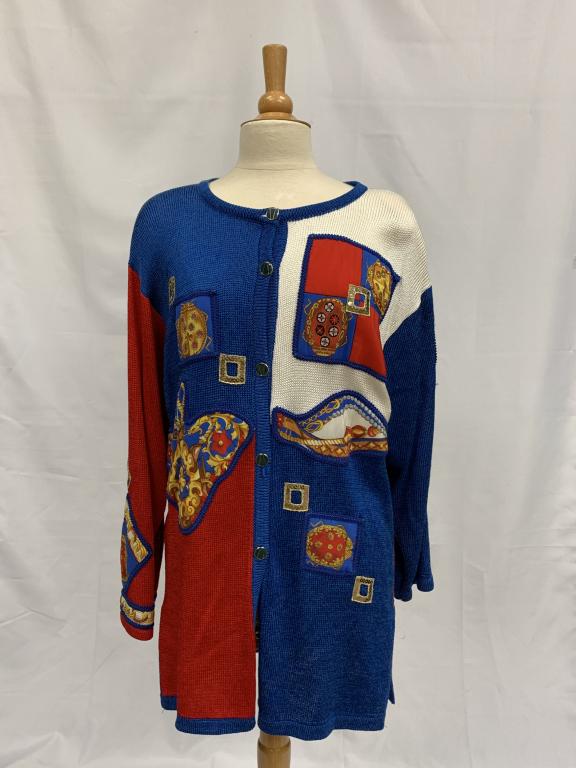 VINTAGE SUZANNE KOHLER TUNIC LENGTH SWEATER M (1 of 3)
