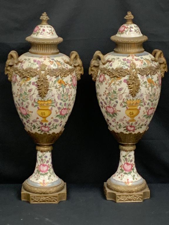 レア　ヴィンテージWong Lee 1895 天使の模様の花瓶/植木鉢　貫入入り レアヴィンテージWong Lee 1895 天使の模様の花瓶/植木鉢貫入入り