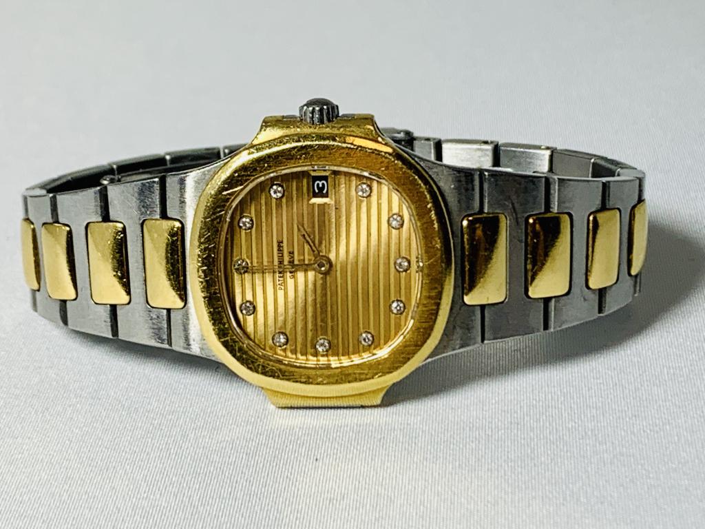 PATEK PHILIPPE NAUTILUS 18KT GOLD/ STAINLESS WATCH (1 of 7)
