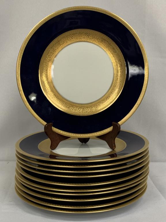 SELB BAVARIA HUTSCHENREUTHER GOLD RIM PLATES LOT (1 of 4)