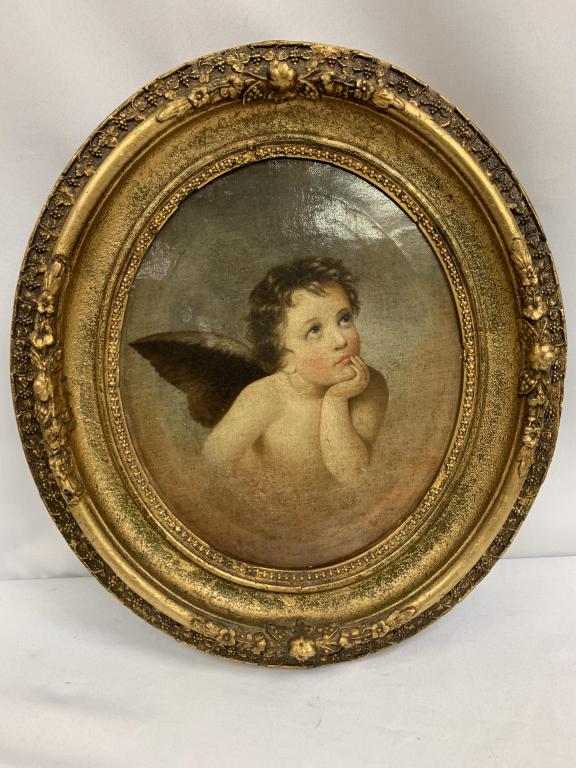 CUPID PAINTING UNKOWN ARTIST (1 of 7)