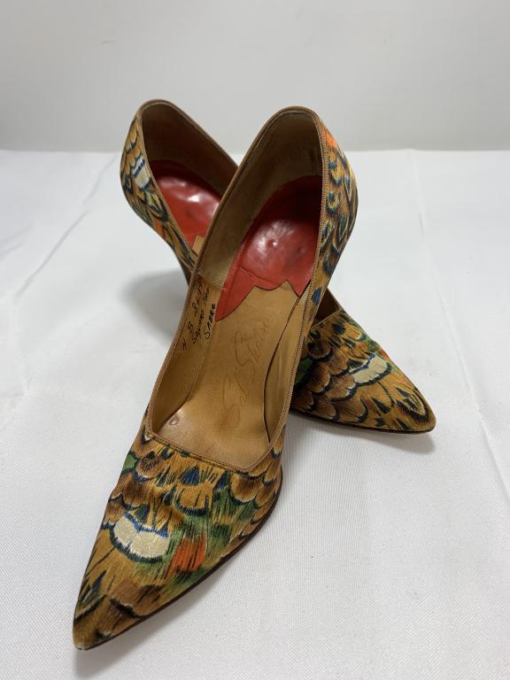 VINTAGE JACQUES HEIMS PARIS COUTIERE HEEL SZ 5 (1 of 5)