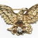 14 KT GOLD EAGLE PIN WITH DIAMOND - 2