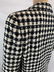 VINTAGE CHANEL BLK/WHT SILK BLEND SZ 40 JACKET - 8