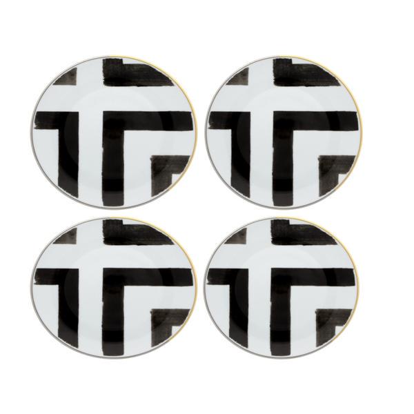 CHRISTIAN LACROIX "SOL Y SOMBRA" (4) BUTTER DISHES (1 of 2)