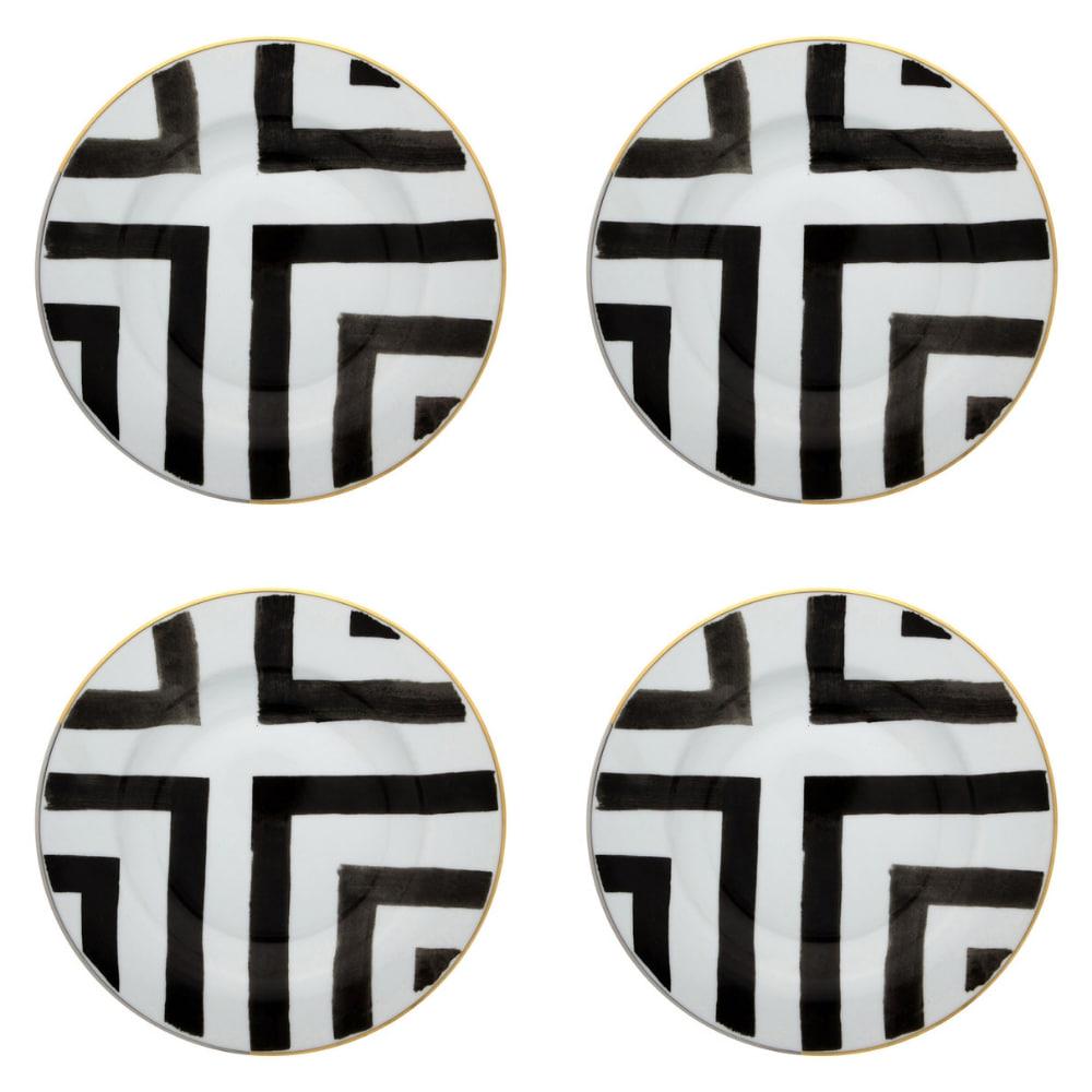 CHRISTIAN LACROIX "SOL Y SOMBRA" (4) SOUP PLATES (1 of 1)