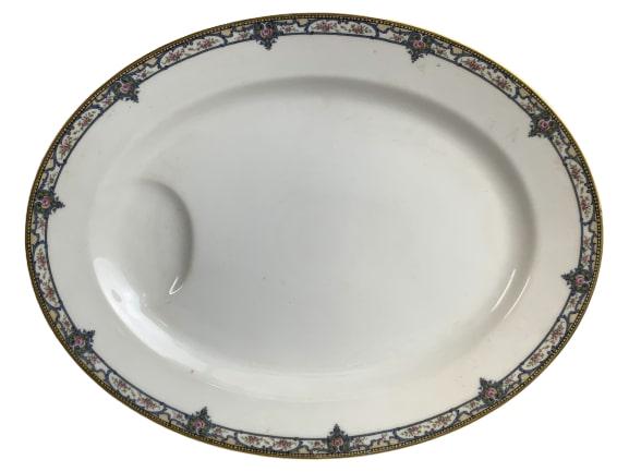 THEODORE HAVILAND 14" OVAL SERVING PLATTER "TROY" (1 of 4)