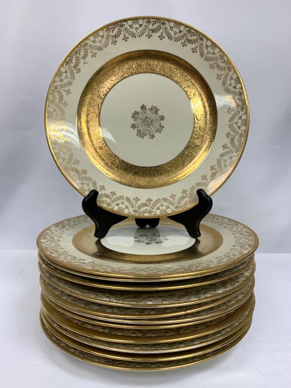 WONDERFUL SET OF (12) ANTIQUE BAVARIAN CHARGERS (1 of 3)