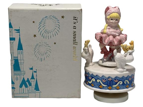 DISNEY "SCANDINAVIAN SKATER GIRL" MUSICAL FIGURINE (1 of 5)
