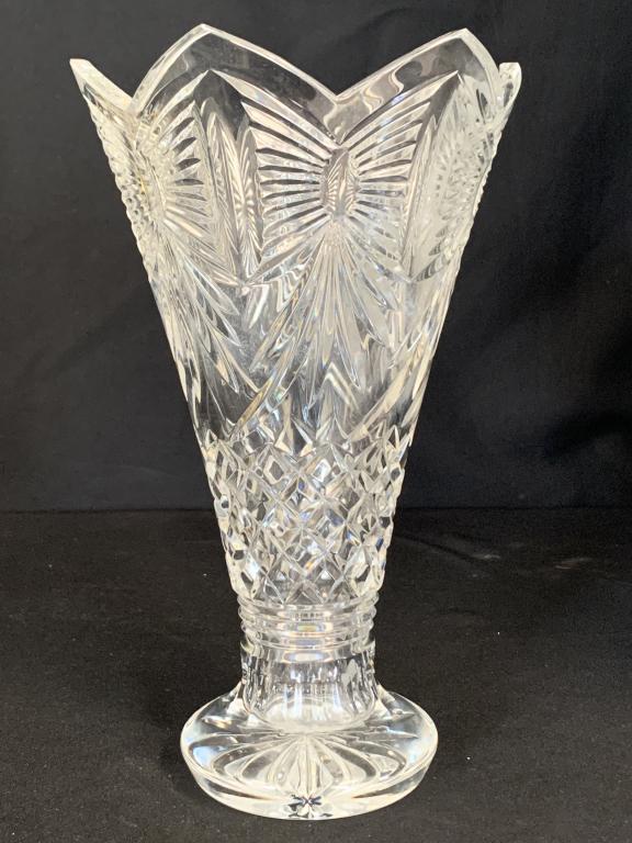WATERFORD CRYSTAL "MILLENIUM (HAPPINESS)" 12" VASE (1 of 4)