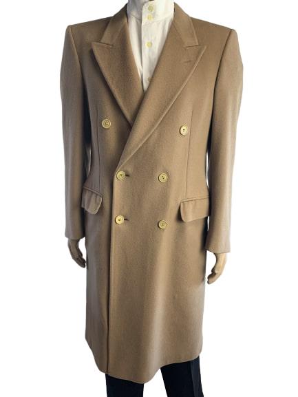LORO PIANA & C CLASSIC TAN CASHMERE COAT MENS 40 L (1 of 9)