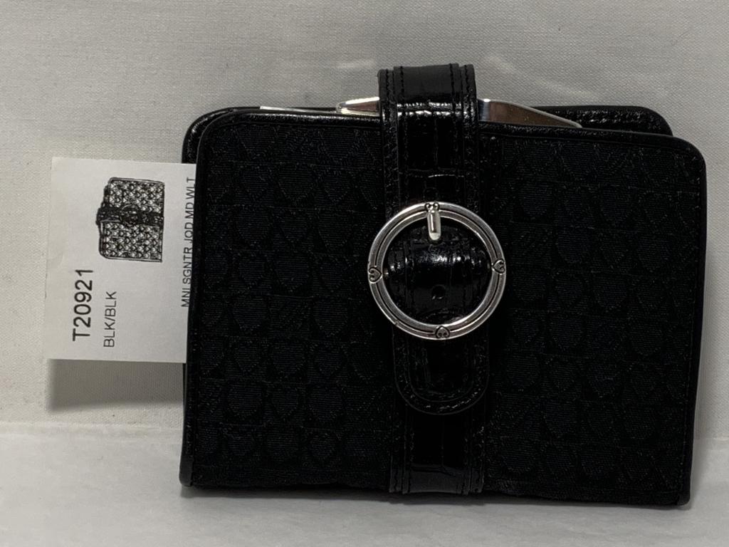 NEW NWT BRIGHTON HEART JACQUARD BLACK WALLET (1 of 6)