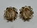 14K Y GOLD ANGEL SKIN PINK CORAL ROSE EARRINGS - 3