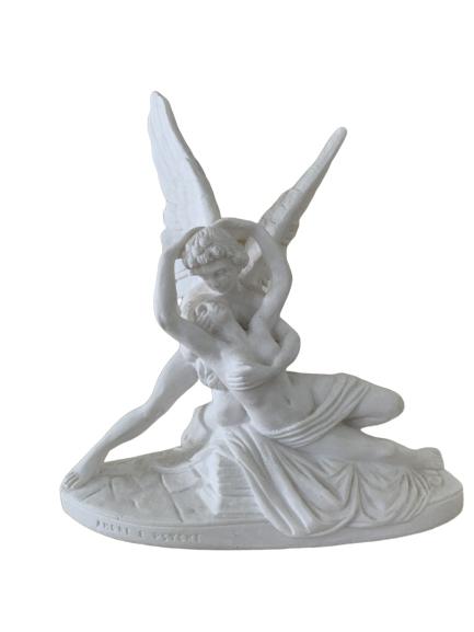 AMORE E PSYCHE GREEK FIGURAL COMPOSITE 8" STATUE (1 of 6)