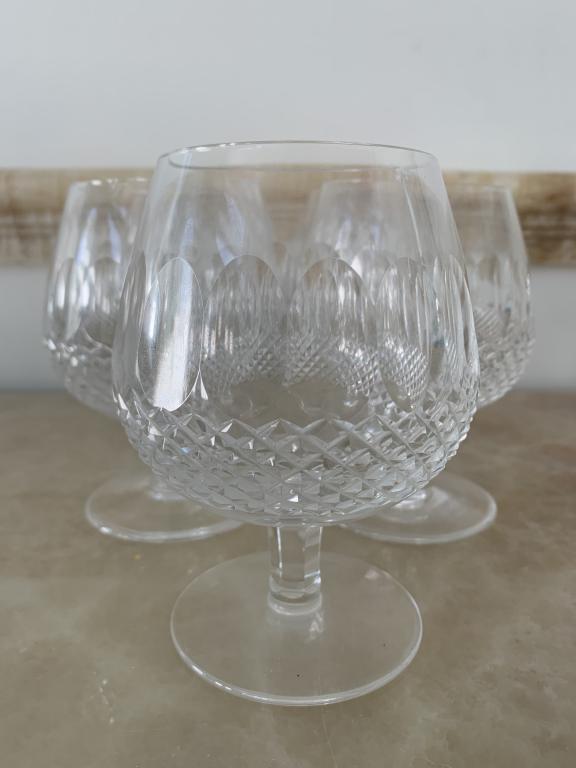 WATERFORD COLLEEN SNIFTER GLASSES STEMWARE X 4 (1 of 3)