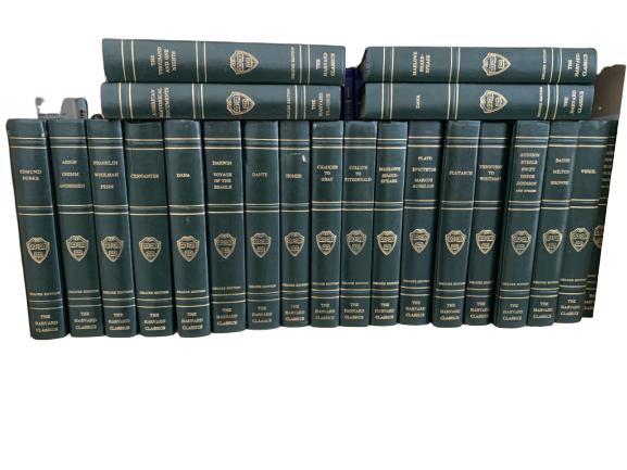 THE HARVARD CLASSICS LOT OF 22 NOVELS BOOKS SERIES (1 of 6)