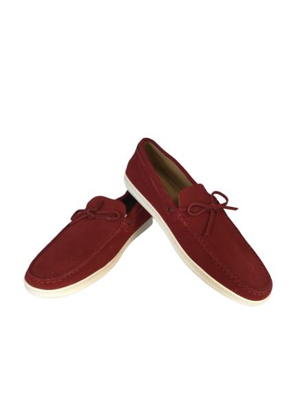 NEW TOD'S RED SUEDE TIE SNEAKERS SHOES MENS 9.5 (1 of 5)