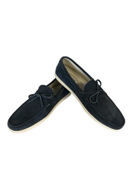 TOD'S BLUE SUEDE LEATHER BOAT SHOES MENS 9.5: TOD'S BLUE SUEDE LEATHER BOAT SHOES MENS 9.5 - SIZE US MENS 9.5 - Good condition