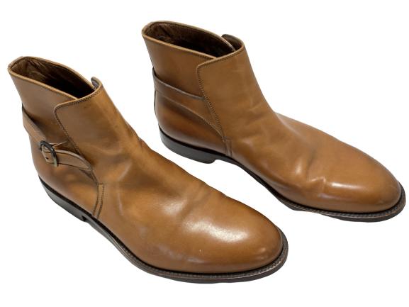 FRATELLI ROSSETTI CAMEL LEATHER LOW BOOTS MEN 7.5: FRATELLI ROSSETTI CAMEL LEATHER LOW BOOTS MEN 7.5 - MARKED SIZE 7.5 ON SOLES - Good used condition