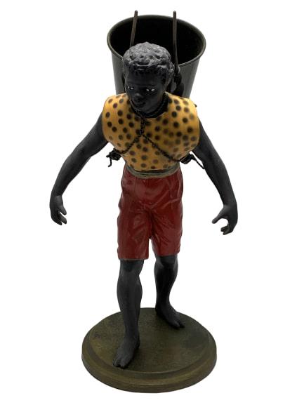VINTAGE PETITES CHOSES BLACKAMOORE NUBIAN BOY 14" (1 of 7)