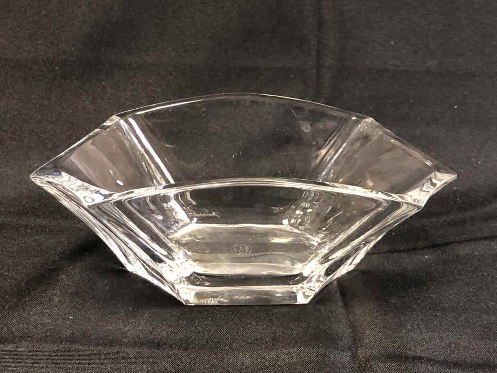 VINTAGE SIGNED BACCARAT CRYSTAL CANDY DISH 3" (1 of 5)