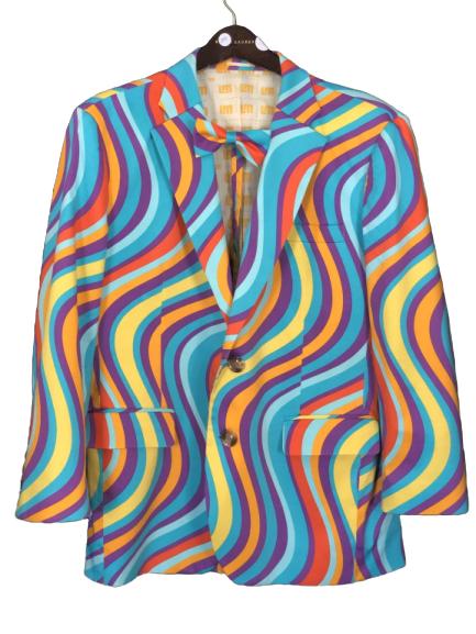 LOUDMOUTH MEN'S TUXEDO JACKET MULTI-COLOR WILD 44 (1 of 12)