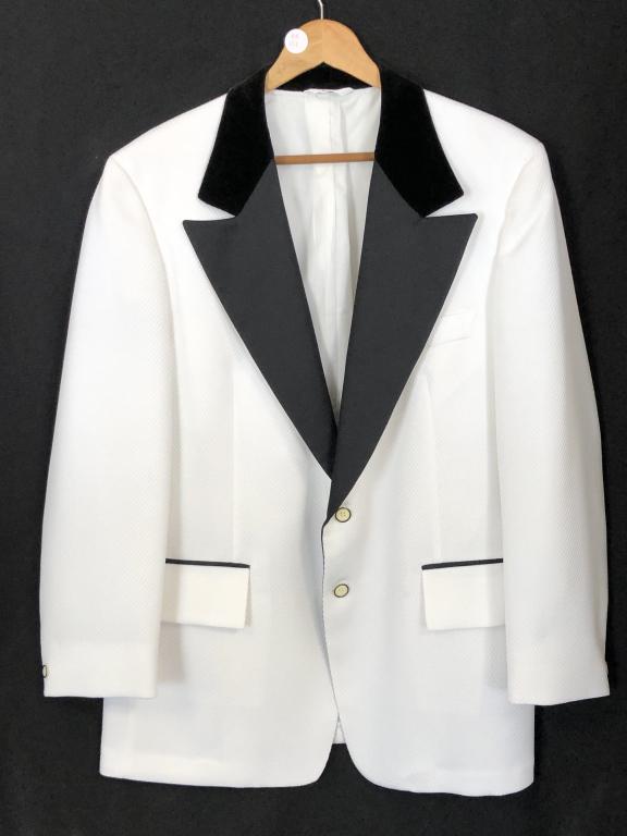 AFTER SIX FORMALS MEN'S TUX JACKET WHITE SZ 44R (1 of 6)