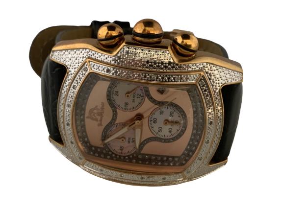 TECHNO MASTERS MEN'S STAINLESS STEEL WATCH (1 of 2)