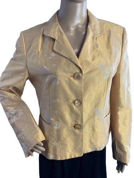 GIORGIO'S PALM BEACH GOLD DETAIL DRESS JACKET M/6 (1 of 7)