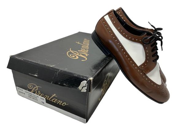 BALDWIN CAMALEON OAK/WHITE DRESS SHOES SZ 10: Stacy Baldwin Cameleon oak/white dress shoes Size 10 Worn once Style 30045