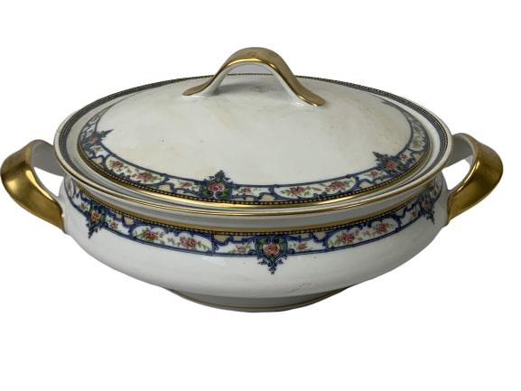 THEODORE HAVILAND 8" ROUND SERVING BOWL W/LID (1 of 6)