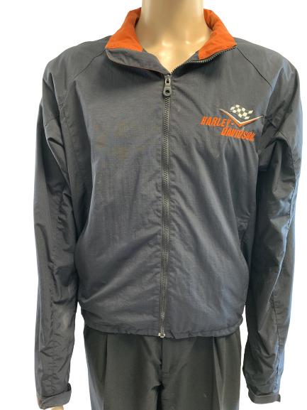 HARLEY DAVIDSON AUTHENTIC BLACK ORANGE WINDBREAKER (1 of 7)