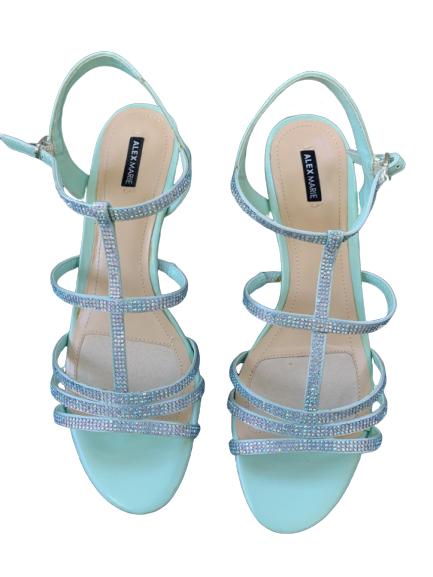 NEW ALEX NARIE TEAL SANDALS SZ 10M: NEW ALEX NARIE TEAL SANDALS SZ 10M