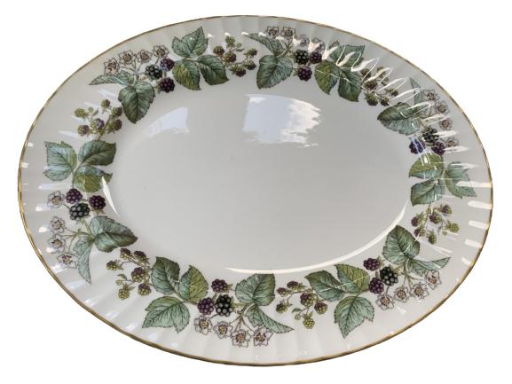 ROYAL WORCESTER "LAVINA" PLATTER (1 of 3)
